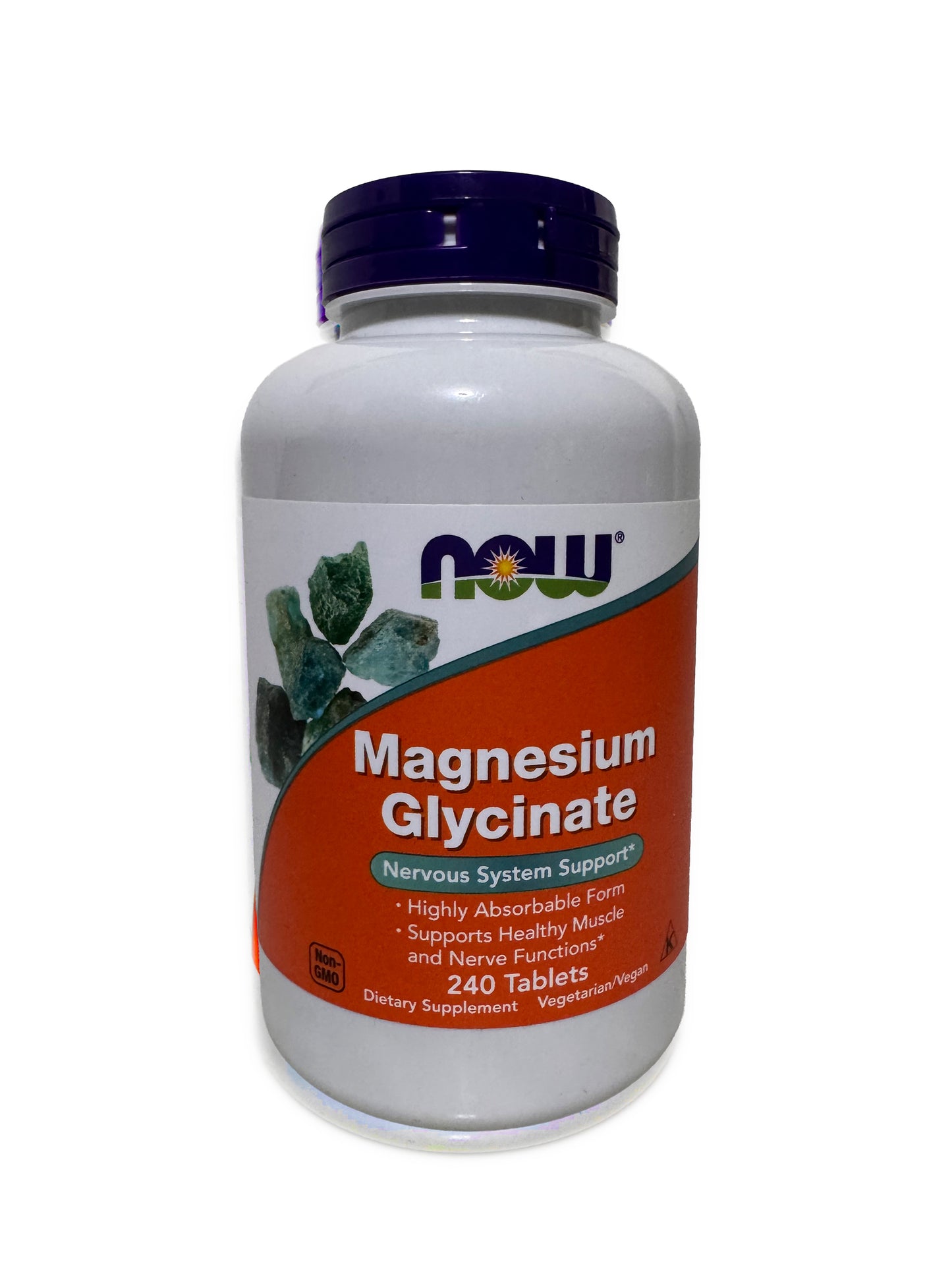 Magnesium Glycinate NOW – Alta Absorción para Sueño, Relajación y Bienestar 💙